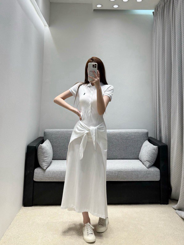 랄프 로렌 폴로 카라 원피스