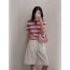샤넬 빈티지 스트라이프 니트 반팔