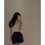 루이비통 모노그램 엠보 데님 쇼츠