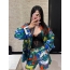 샤넬 26SS 코코 비치 그래피티 실크 셔츠