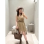 브루넬로 쿠치넬리 26SS 더블 V넥 슬리브리스 원피스