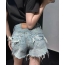알렉산더왕 2026SS 디스트로이드 데님 쇼츠