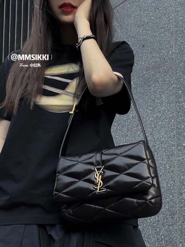 생로랑 LE 57 퀼팅 숄더백