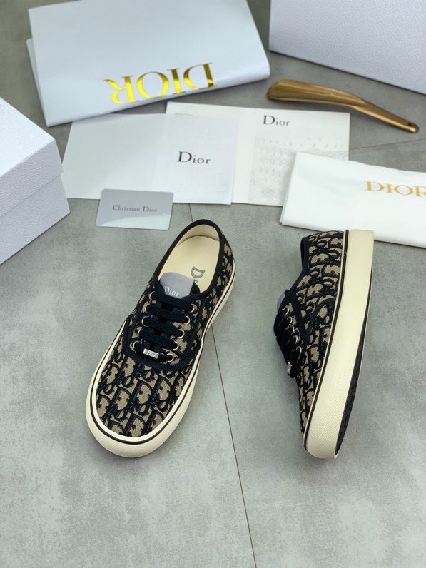 디올 Walk'n Dior 오블리크 플랫폼 스니커즈