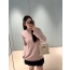미우미우 2026 SS 핑크 스트라이프 긴팔 티셔츠