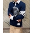 톰브라운 코튼 카라 긴팔 셔츠