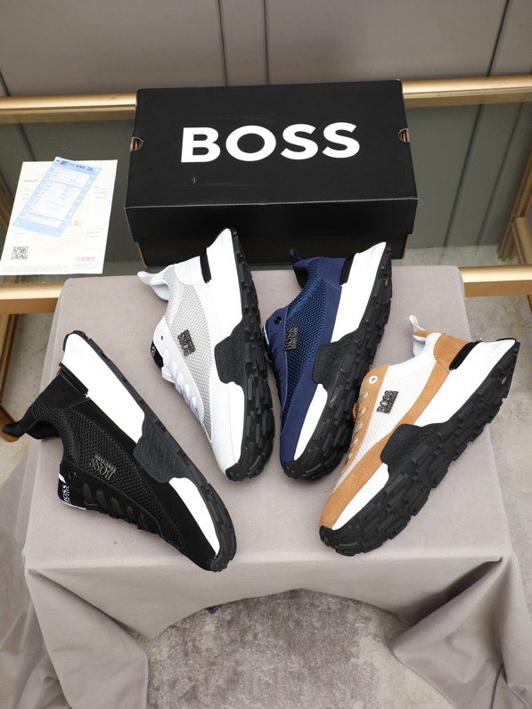 BOSS 남성 캐주얼 스니커즈