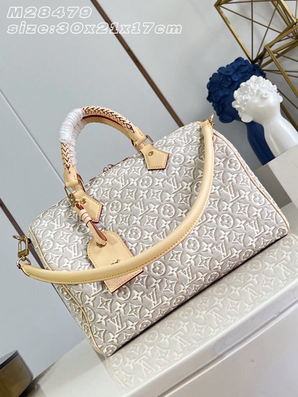 루이비통 Speedy Soft 30 모노그램 엠블렘 백