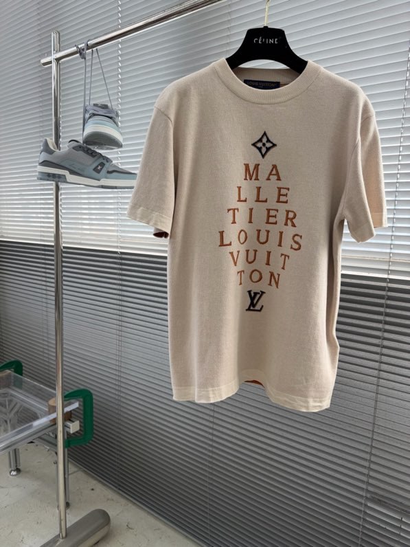 루이비통 Atelier 자카드 니트 반팔