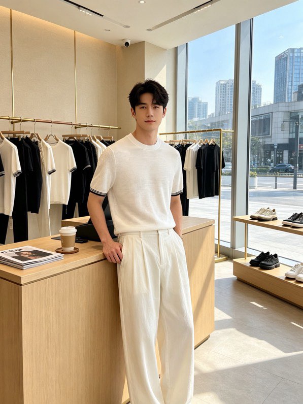로로피아나 프리미엄 니트 반팔
