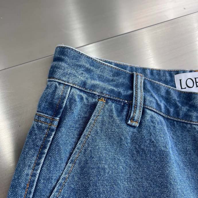 로에베 아나그램 데님 반바지