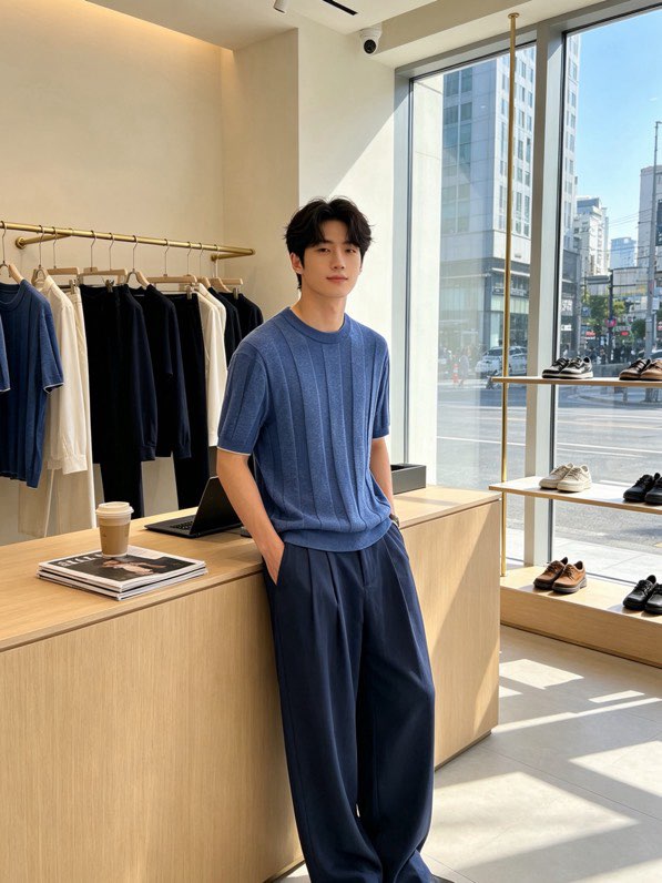 브루넬로 쿠치넬리 남성 프리미엄 반팔 티셔츠