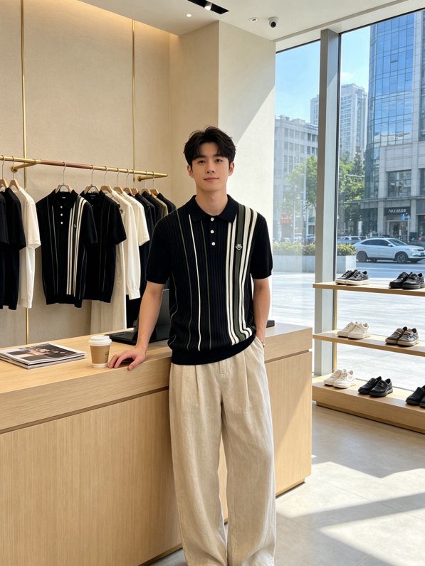 로로피아나 남성 프리미엄 반팔 티셔츠