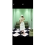 프라다 코튼 린넨 레이스 티어드 스커트
