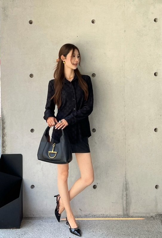 구찌 GG 자카드 셔츠