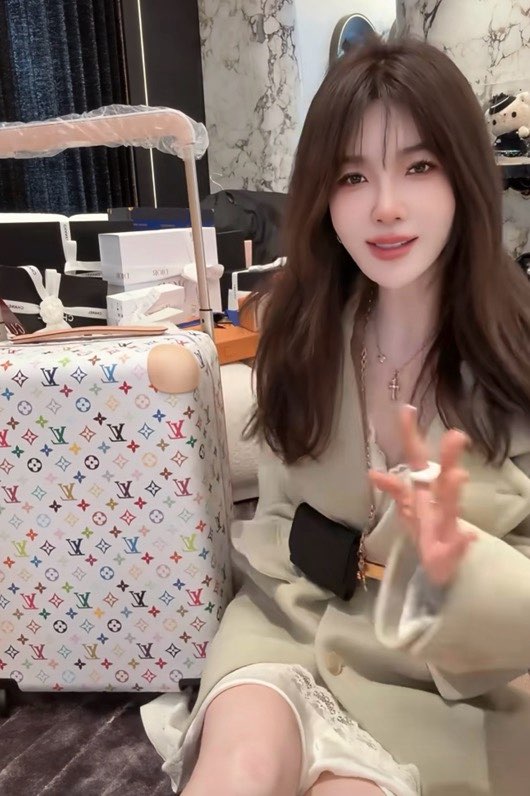 루이비통 HORIZON 55 기내용 캐리어 화이트 멀티컬러