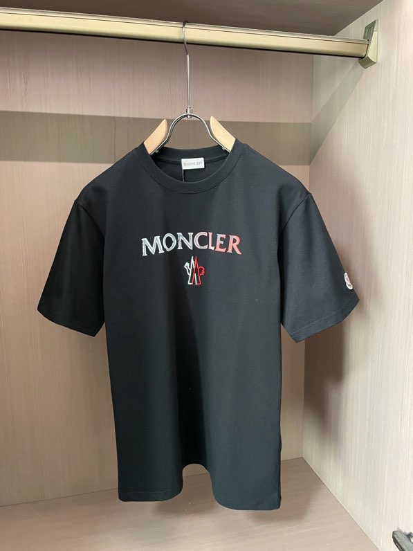 몽클레르 로고 반팔 티셔츠