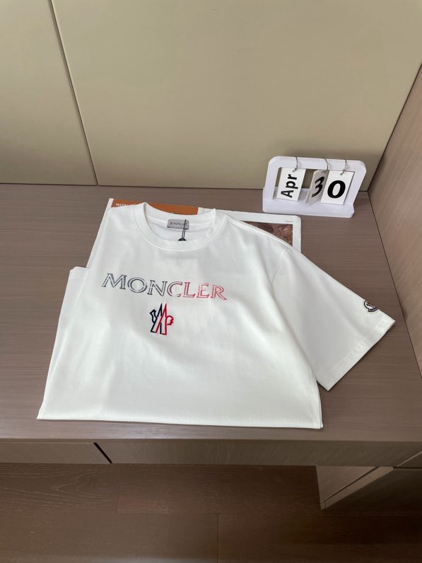 몽클레르 로고 반팔 티셔츠