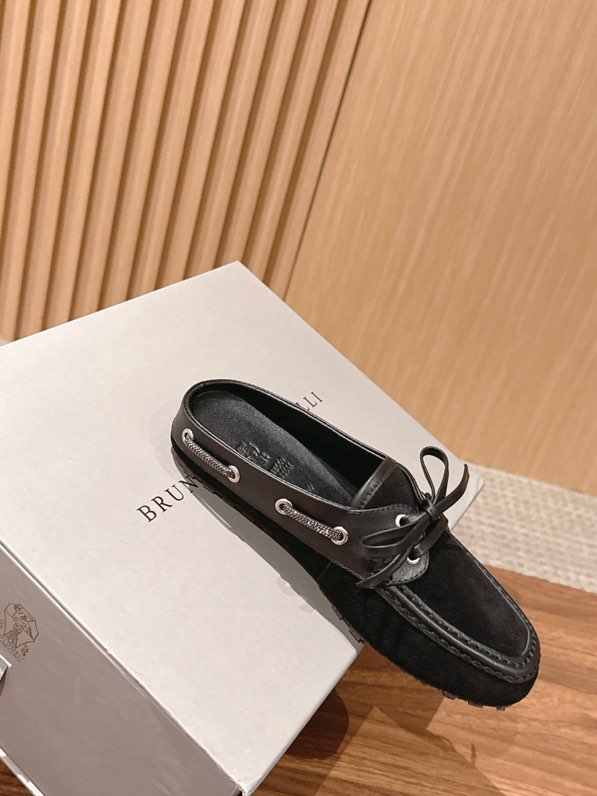 브루넬로 쿠치넬리 리본 도라이빙 로퍼