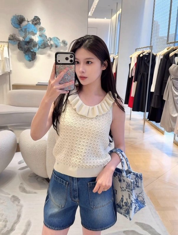 디올 2026 SS 워싱 데님 쇼츠