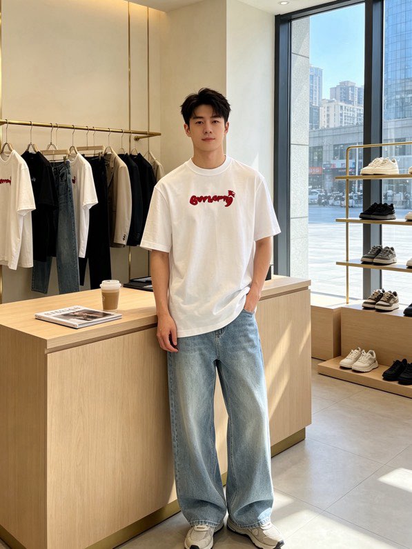 버버리 남성 클래식 반팔 티셔츠