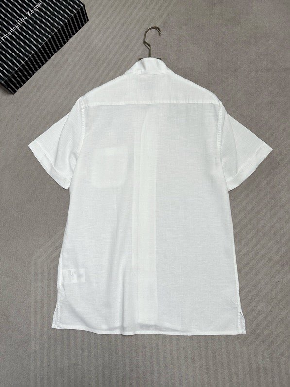 제냐 OASI LINO 린넨 반팔 셔츠