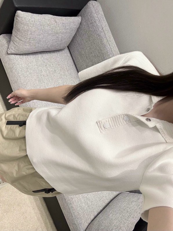 몽클레르 니트 폴로 반팔 티셔츠