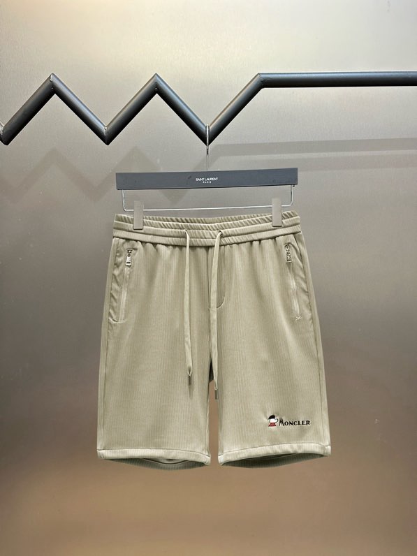 몽클레르 로고 캐주얼 하프 팬츠