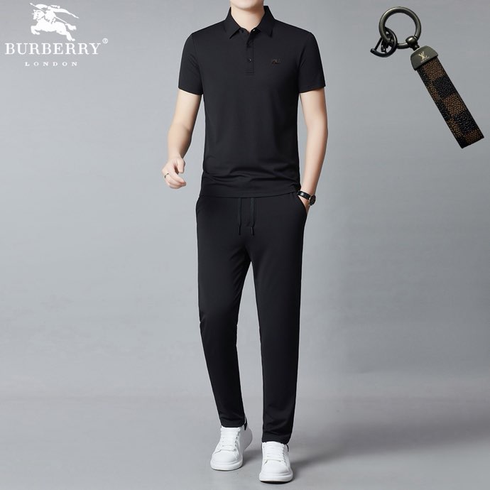 버버리 2026 S/S 프리미엄 폴로셔츠 & 조거팬츠 세트 130
