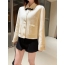 디올 더블페이스 울 카라 코트