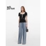 생로랑(SAINT LAURENT) 2026 신상 오간자 프릴 스퀘어넥 블라우스