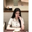 미우미우(MIU MIU) 2026 S/S 플라워 자수 반팔 니트 가디건