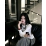 로에베(LOEWE) 2026 얼리 가을 프릴 하이넥 울 니트