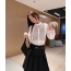 생로랑(SAINT LAURENT) 2026 프리미엄 프릴 디테일 코튼 롱슬리브 셔츠