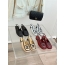 샤넬(CHANEL) 26AB 더블 C 스퀘어토 슬링백 플랫 샌들