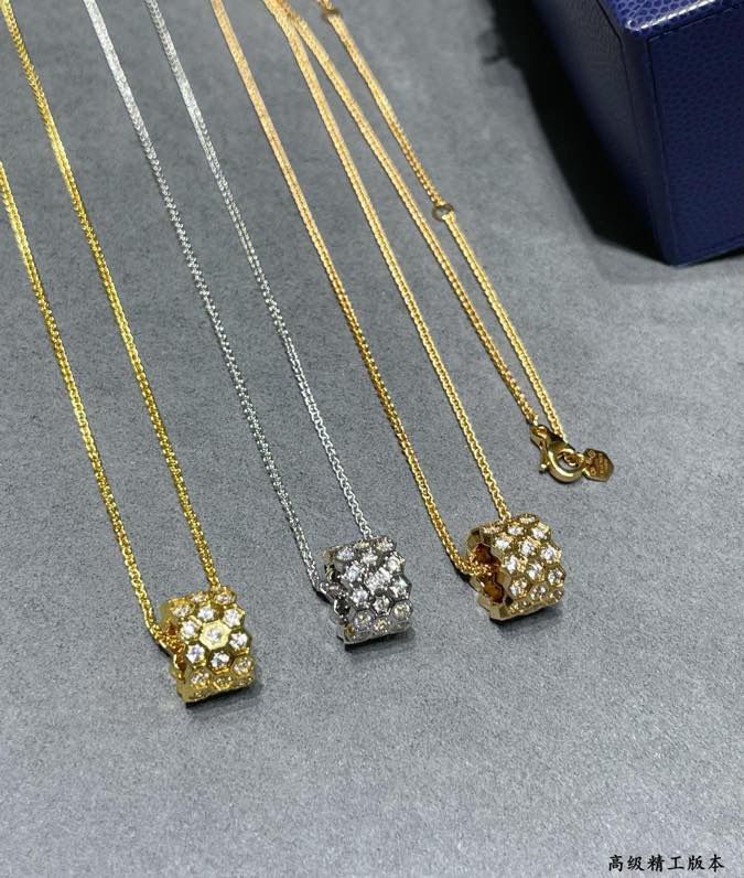 쇼메(Chaumet) Bee My Love 풀큐빅 허니콤 네크리스