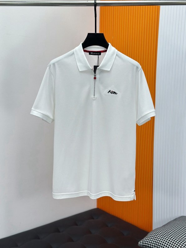 키톤(KITON) 2026 프리미엄 피마코튼 반팔 티셔츠