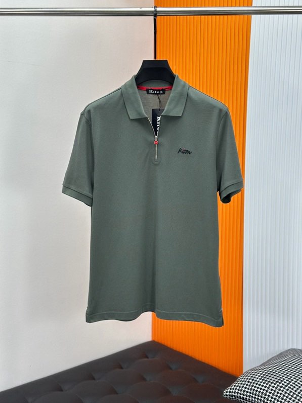 키톤(KITON) 2026 프리미엄 피마코튼 반팔 티셔츠