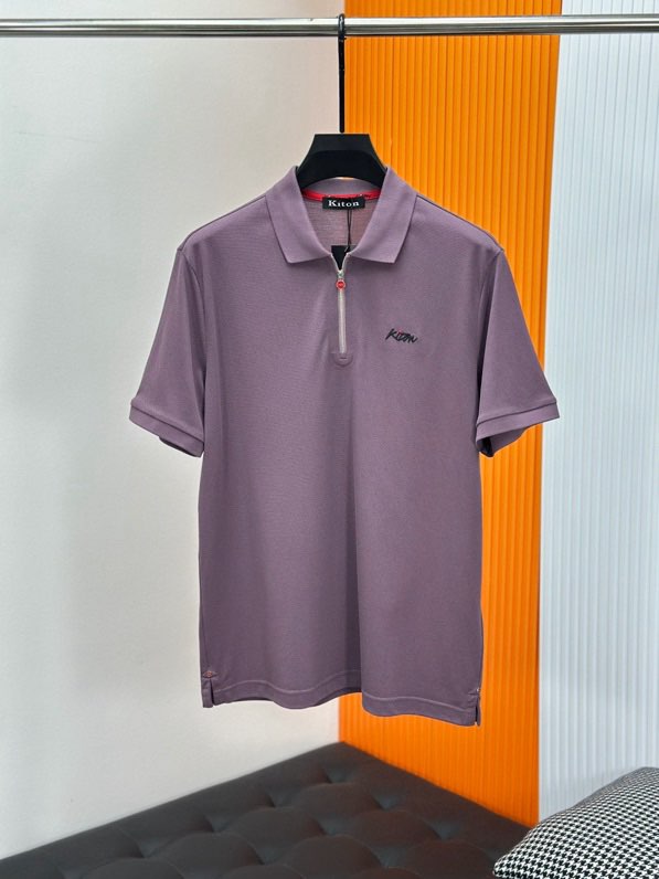 키톤(KITON) 2026 프리미엄 피마코튼 반팔 티셔츠