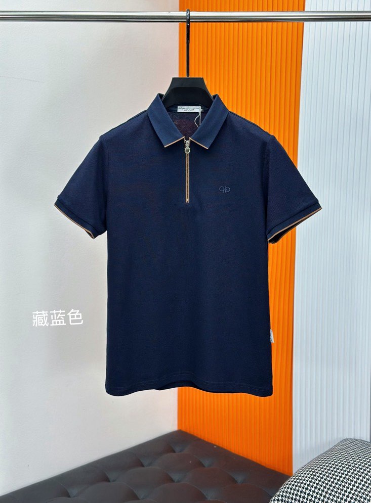 페라가모(FERRAGAMO) 2026 S/S 로고 코튼 피케 폴로 셔츠