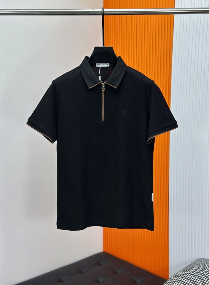 페라가모(FERRAGAMO) 2026 S/S 로고 코튼 피케 폴로 셔츠