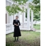 톰브라운(Thom Browne) 닥스훈트 자수 A라인 롱 스커트