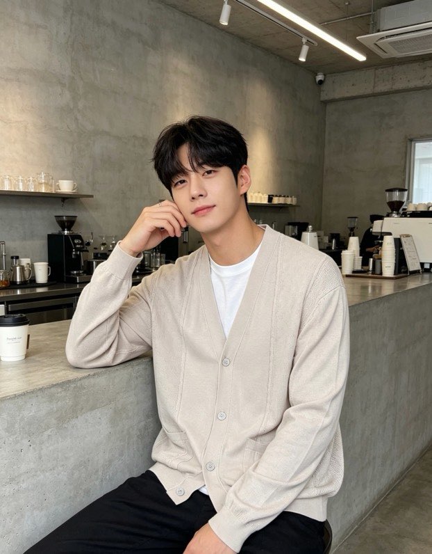 루이비통 니트 반팔 가디건