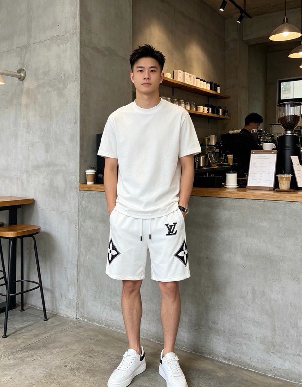 루이비통 밴딩 캐주얼 쇼츠