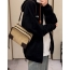 로에베 스타일 아나그램 자수 후드 집업
